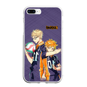 Чехол для iPhone 7Plus/8 Plus матовый с принтом Haikyu!!! в Кировске, Силикон | Область печати: задняя сторона чехла, без боковых панелей | anime | haikyu | аниме | волейбол | спортианая манга | хайкю