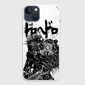 Чехол для iPhone 13 с принтом Профиль Каймана в Кировске,  |  | anime | caiman | dorohedoro | manga | аниме | дорохедоро | кайман | манга