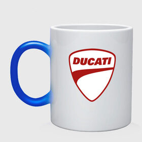 Кружка хамелеон с принтом Ducati Logo (Z) в Кировске, керамика | меняет цвет при нагревании, емкость 330 мл | audi | audi ag | corse | ducati | ducati corse | ducati motor holding | hypermotard | multistrada | panigale | scrambler | streetfighter | supersport | дукати | массимо борди | мото | фабио тальони