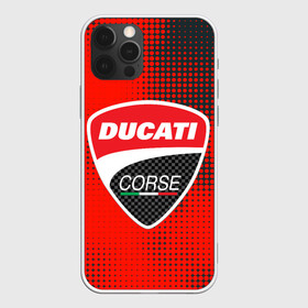 Чехол для iPhone 12 Pro с принтом Ducati Corse (Z) в Кировске, силикон | область печати: задняя сторона чехла, без боковых панелей | Тематика изображения на принте: audi | audi ag | corse | ducati | ducati corse | ducati motor holding | hypermotard | multistrada | panigale | scrambler | streetfighter | supersport | дукати | массимо борди | мото | фабио тальони