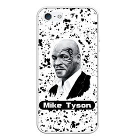 Чехол для iPhone 5/5S матовый с принтом Mike Tyson в Кировске, Силикон | Область печати: задняя сторона чехла, без боковых панелей | boxer | boxing | great boxer | mike tyson | mike tyson lettering | mike tyson print | бокс | боксер | великий боксер | майк тайсон | надпись mike tyson | принт mike tyson