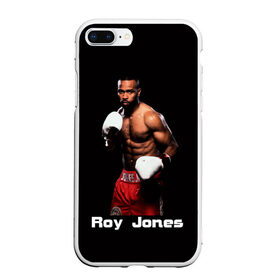 Чехол для iPhone 7Plus/8 Plus матовый с принтом Roy Jones в Кировске, Силикон | Область печати: задняя сторона чехла, без боковых панелей | Тематика изображения на принте: boxer | boxing | great boxer | roy jones | roy jones lettering | roy jones print | бокс | боксер | великий боксер | надпись roy jones | принт roy jones | рой джонс