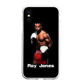 Чехол для iPhone XS Max матовый с принтом Roy Jones в Кировске, Силикон | Область печати: задняя сторона чехла, без боковых панелей | Тематика изображения на принте: boxer | boxing | great boxer | roy jones | roy jones lettering | roy jones print | бокс | боксер | великий боксер | надпись roy jones | принт roy jones | рой джонс