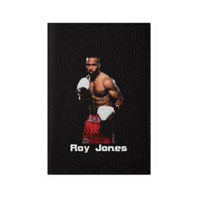Обложка для паспорта матовая кожа с принтом Roy Jones в Кировске, натуральная матовая кожа | размер 19,3 х 13,7 см; прозрачные пластиковые крепления | Тематика изображения на принте: boxer | boxing | great boxer | roy jones | roy jones lettering | roy jones print | бокс | боксер | великий боксер | надпись roy jones | принт roy jones | рой джонс