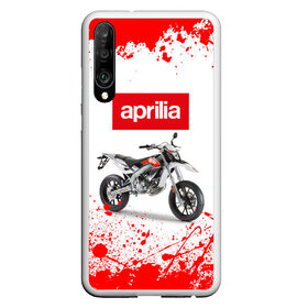 Чехол для Honor P30 с принтом Aprilia (Z) в Кировске, Силикон | Область печати: задняя сторона чехла, без боковых панелей | Тематика изображения на принте: aprilia | aprilia racing | bike | moto | motocycle | sportmotorcycle | априлия | мото | мотоспорт