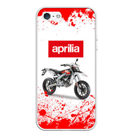 Чехол для iPhone 5/5S матовый с принтом Aprilia (Z) в Кировске, Силикон | Область печати: задняя сторона чехла, без боковых панелей | Тематика изображения на принте: aprilia | aprilia racing | bike | moto | motocycle | sportmotorcycle | априлия | мото | мотоспорт