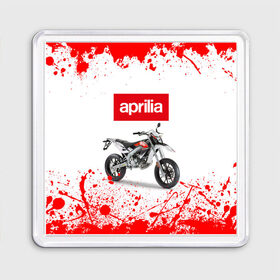 Магнит 55*55 с принтом Aprilia (Z) в Кировске, Пластик | Размер: 65*65 мм; Размер печати: 55*55 мм | aprilia | aprilia racing | bike | moto | motocycle | sportmotorcycle | априлия | мото | мотоспорт