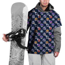 Накидка на куртку 3D с принтом EMOJI Brawl Stars MONOGRAM в Кировске, 100% полиэстер |  | brawl stars | emoji | fashion | game | hip hop | мода | уличная мода | хип хоп | эмоджи