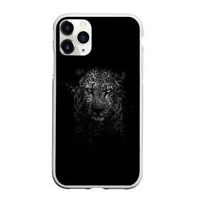 Чехол для iPhone 11 Pro матовый с принтом Ягуар выходит из тени в Кировске, Силикон |  | jaguar | барс | животное | зверь | кошка | черный | ягуар