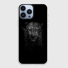 Чехол для iPhone 13 Pro Max с принтом Ягуар выходит из тени в Кировске,  |  | jaguar | барс | животное | зверь | кошка | черный | ягуар