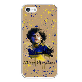 Чехол для iPhone 5/5S матовый с принтом Diego Maradona в Кировске, Силикон | Область печати: задняя сторона чехла, без боковых панелей | cup | diego maradona | diego maradona letterin | diego maradona print | football | footballer | great footballer | number 10 | великий футболист | диего марадона | кубок | надпись диего марадона | номер 10 | принт диего марадона | футбол 