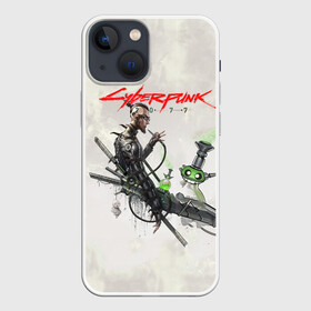 Чехол для iPhone 13 mini с принтом CYBERPUNK 2077 в Кировске,  |  | cd project red | cyberpunk 2077 | keanu reeves | samurai | киану ривз | киберпанк 2077 | самураи