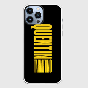 Чехол для iPhone 13 Pro Max с принтом Quentin Tarantino в Кировске,  |  | quentin tarantino | tarantino | голливуд | квентин тарантино | криминально чтиво | однажды в голливуде | омерзительная восьмёрка | режиссёры | тарантино | типография