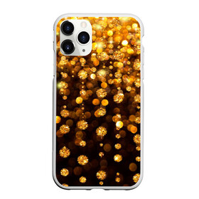 Чехол для iPhone 11 Pro Max матовый с принтом ЗОЛОТЫЕ БЛЕСТКИ в Кировске, Силикон |  | gold | pattern | rain | блестки | блестящий | дождь | звезды | золото | красиво | новый год | праздник | снежинки | текстуры