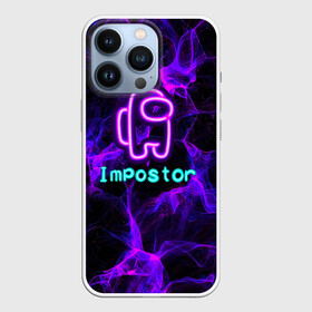 Чехол для iPhone 13 Pro с принтом Impostor NEON в Кировске,  |  | 2021 | among us | axegao | impostor | neon | space mafia | sus.puffballs united | амонг ас | амонг единорог | импостор | инопланетяне | инопланетянин | надпись | новогодний амонг ас | с новым годом | самозванец | среди нас | эмонг ас