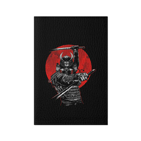 Обложка для паспорта матовая кожа с принтом Samurai в Кировске, натуральная матовая кожа | размер 19,3 х 13,7 см; прозрачные пластиковые крепления | Тематика изображения на принте: 2077 | art | blood | cyber | cyberpunk | dead | death | demon | japan | mask | ninja | oni | samurai | shadow | shogun | tokyo | warior | арт | воин | война | демон | катана | кибер | киберпанк | кровь | маска | мертвый | ниндзя | путь | самурай