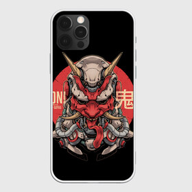 Чехол для iPhone 12 Pro с принтом Cyber Oni Samurai в Кировске, силикон | область печати: задняя сторона чехла, без боковых панелей | Тематика изображения на принте: 2077 | art | blood | cyber | cyberpunk | dead | death | demon | japan | mask | ninja | oni | samurai | shadow | shogun | tokyo | warior | арт | воин | война | демон | катана | кибер | киберпанк | кровь | маска | мертвый | ниндзя | путь | самурай