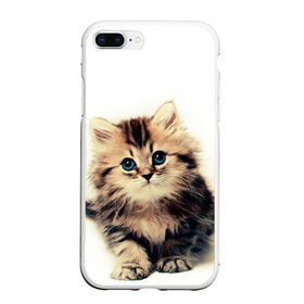 Чехол для iPhone 7Plus/8 Plus матовый с принтом катёнок в Кировске, Силикон | Область печати: задняя сторона чехла, без боковых панелей | cute kitten | kitten | котёнок | красивый котёнок | милый котёнок
