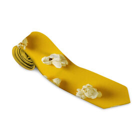 Галстук 3D с принтом Попкорн в Кировске, 100% полиэстер | Длина 148 см; Плотность 150-180 г/м2 | popcorn | воздушная | еда | кино | кинотеатр | кукуруза | кушать | попкорн | сладкий | соленый | сырный | хрустящий
