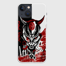 Чехол для iPhone 13 mini с принтом Самурай Samurai в Кировске,  |  | cyberpunk 2077 | ninja | samurai | киберпанк | маска самурая | путь война | самурай | сёгун | семь самураев | токио | чёрный самурай | японский самурай