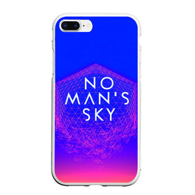 Чехол для iPhone 7Plus/8 Plus матовый с принтом NO MANS SKY в Кировске, Силикон | Область печати: задняя сторона чехла, без боковых панелей | action | hello games | next. | no man s sky | no man sky | space | выживание | космос