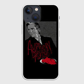 Чехол для iPhone 13 mini с принтом Американский психопат в Кировске,  |  | american psycho | christian bale | film | американский психопат | кристиан бэйл | фильм | фильмы