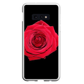 Чехол для Samsung S10E с принтом роза в Кировске, Силикон | Область печати: задняя сторона чехла, без боковых панелей | 