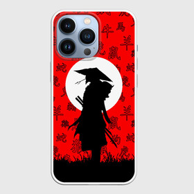 Чехол для iPhone 13 Pro с принтом САМУРАЙ в Кировске,  |  | ninja | oni | samurai | shogun | путь воина. | самурай | самурай на коне | сёгун | токио | харакири | чёрный самурай | японский самурай