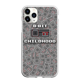 Чехол для iPhone 11 Pro матовый с принтом 8-bit childhood в Кировске, Силикон |  | Тематика изображения на принте: 8 bit | 8 бит | sega | sega master system | джойстик | сега