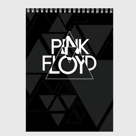 Скетчбук с принтом Pink Floyd в Кировске, 100% бумага
 | 48 листов, плотность листов — 100 г/м2, плотность картонной обложки — 250 г/м2. Листы скреплены сверху удобной пружинной спиралью | dark side of the moon | floyd | music | pink | pink floid | pink floyd | rock | rocker | rocknroll | the wall | музыка | пинк | пинк флоид | пинк флойд | рок | рок н ролл | рокер | флойд