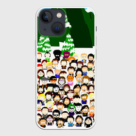 Чехол для iPhone 13 mini с принтом Южный Парк   South Park . в Кировске,  |  | south park | ubisoft | woodland critter christmas | кенни | мультсериал | стэн | южный парк