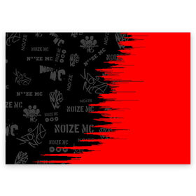 Поздравительная открытка с принтом Noize MC. в Кировске, 100% бумага | плотность бумаги 280 г/м2, матовая, на обратной стороне линовка и место для марки
 | hip hop | noize mc | rock | актеры | иван алексеев | известные личности | ноиз мс | нойз мс | нойзе мс | певцы | рок | российские музыканты | хип хоп