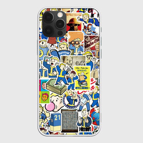 Чехол для iPhone 12 Pro Max с принтом FALLOUT STICKER BOMBING в Кировске, Силикон |  | fallout sticker | атомный | волт бой | герой | игра | персонаж | радиация | стикер бомбинг | фаллаут | фоллаут | человечек