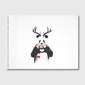 Альбом для рисования с принтом Новогодний Панда в Кировске, 100% бумага
 | матовая бумага, плотность 200 мг. | 2021 | 21 | 2k21 | 2к21 | chrystmas | deer | heart | marry | new | panda | santa | snow | xmas | year | год | годом | дед | елка | елки | клаус | лес | мороз | настроение | новогоднее | новогоднему | новый | новым | олень | панда | по | рождество | с