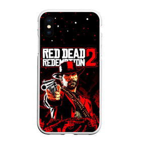 Чехол для iPhone XS Max матовый с принтом RED DEAD REDEMPTION 2 в Кировске, Силикон | Область печати: задняя сторона чехла, без боковых панелей | rdr2 | red dead redemption | red dead redemption 2 | rockstar. | дикий запад | игра dead | ковбой | ред дед редемпшн 2 | стрельюа | стрелялка