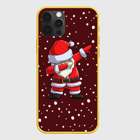 Чехол для iPhone 12 Pro с принтом Dab Santa в Кировске, силикон | область печати: задняя сторона чехла, без боковых панелей | claus | happy new year | merry christmas | santa | snowman | дед мороз | елка | клаус | новый год | рождество | с новым годом | санта | снеговик