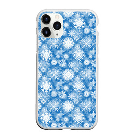 Чехол для iPhone 11 Pro Max матовый с принтом Снежинки в Кировске, Силикон |  | Тематика изображения на принте: merry christmas | дед мороз | ёлка | зима | мороз | новый год | подарок | праздник | рождество | с новым годом | санта клаус | снег | снеговик | снегурочка | снежинки | снежные узоры | узоры