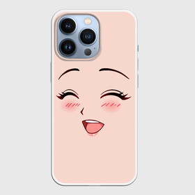 Чехол для iPhone 13 Pro с принтом Сonfused anime face в Кировске,  |  | angry | anime | art | big | eyes | face | girl | kawaii | manga | style | аниме | арт | глаза | девушка | кавай | лицо | манга | смущенная