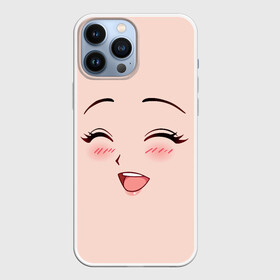 Чехол для iPhone 13 Pro Max с принтом Сonfused anime face в Кировске,  |  | angry | anime | art | big | eyes | face | girl | kawaii | manga | style | аниме | арт | глаза | девушка | кавай | лицо | манга | смущенная