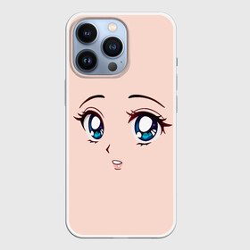 Чехол для iPhone 13 Pro с принтом Surprised anime face в Кировске,  |  | angry | anime | art | big | eyes | face | girl | kawaii | manga | style | surprised | аниме | арт | глаза | девушка | испуганная | кавай | лицо | манга | удивленная
