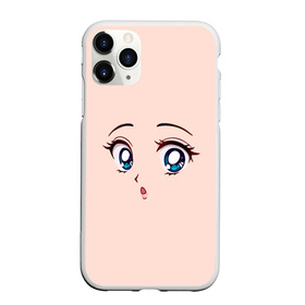 Чехол для iPhone 11 Pro Max матовый с принтом Surprised anime face в Кировске, Силикон |  | Тематика изображения на принте: 