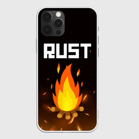 Чехол для iPhone 12 Pro Max с принтом RUST в Кировске, Силикон |  | action | game | rust | zombie | апокалипсис. | выживание | зомби | игра | лес | радиация | раст