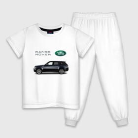 Детская пижама хлопок с принтом Land Rover в Кировске, 100% хлопок |  брюки и футболка прямого кроя, без карманов, на брюках мягкая резинка на поясе и по низу штанин
 | Тематика изображения на принте: america | avto | cadillac | car | v8 | машина | скорость