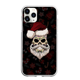 Чехол для iPhone 11 Pro Max матовый с принтом El Santa в Кировске, Силикон |  | 2021 | bones | christmas | death | death day | happy | merry christmas | merry x mas | mexico | new year | santa | santa claus | scull | smile | борода | дед мороз | кости | мексика | новогодний | новый год | с новым годом | санта | скелет | счастливый | 