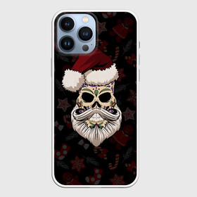 Чехол для iPhone 13 Pro Max с принтом El Santa в Кировске,  |  | 2021 | bones | christmas | death | death day | happy | merry christmas | merry x mas | mexico | new year | santa | santa claus | scull | smile | борода | дед мороз | кости | мексика | новогодний | новый год | с новым годом | санта | скелет | счастливый | 