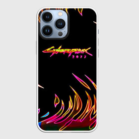 Чехол для iPhone 13 Pro Max с принтом Cyberpunk 2077 в Кировске,  |  | cyberpunk | cyberpunk 2077 | cyberpunk samurai | game logo | keanu reeves | logo game | neon | samurai | киану ривз | кибер панк | киберпанк | киберпанк неоновый | киберпанк самурай | логотипы игр | найт сити | неон | самурай | фан