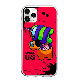 Чехол для iPhone 11 Pro матовый с принтом AMONG US - ORANGE & GREEN в Кировске, Силикон |  | among | among us | amongus | crewmate | game | games | imposter | impostor | logo | monster | sabotage | shhh | амонг | амонг ас | амонгас | игра | игры | импостер | космос | крюмейт | лого | логотип | логотипы | монстр | саботаж | символ | сим