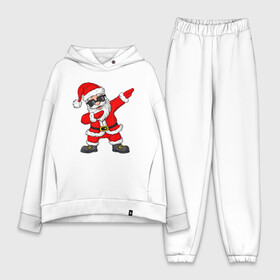 Женский костюм хлопок Oversize с принтом Dabing Santa в Кировске,  |  | 2021 | 21 | 2k21 | 2к21 | chrystmas | dab | dabbing | dabing | dance | marry | new | santa | snow | xmas | year | год | годом | даб | даббинг | дабинг | дед | елка | елки | клаус | лес | мороз | настроение | новогоднее | новогоднему | новый | новым | по |