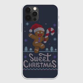 Чехол для iPhone 12 Pro Max с принтом Пряник в Кировске, Силикон |  | christmas | cookies | deer | hate | madafakas | new | santa | snow | ugly | year | вязаный | год | дед | клаус | мороз | новогоднему | новый | олень | печенье | печенька | печеньки | печенюшка | по | пряник | рождество | санта | свитер