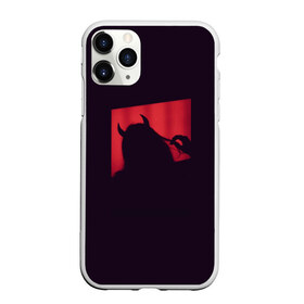 Чехол для iPhone 11 Pro Max матовый с принтом Дьяволица в Кировске, Силикон |  | девушка | дьяволица | надменность | пафос | рожки